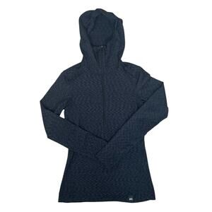 REI Co-op Midweight Base Layer Zip Hoodie Outdoors Granola Girl Hiking Size XS